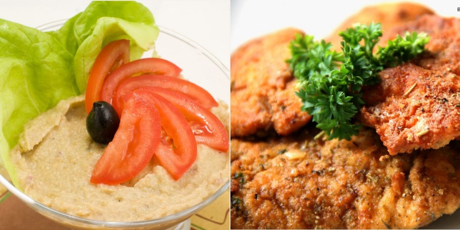 Meniu Salata de Vinete si Snitele de Curcan