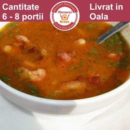 Comanda ciorba de fasole cu afumatura
