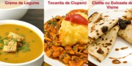 Meniu de Post cu Crema de Legume, Tocanita de Ciuperci si Clatite