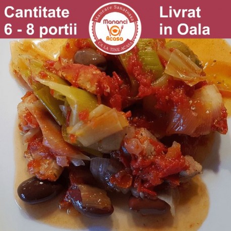 praz cu masline si carne de porc