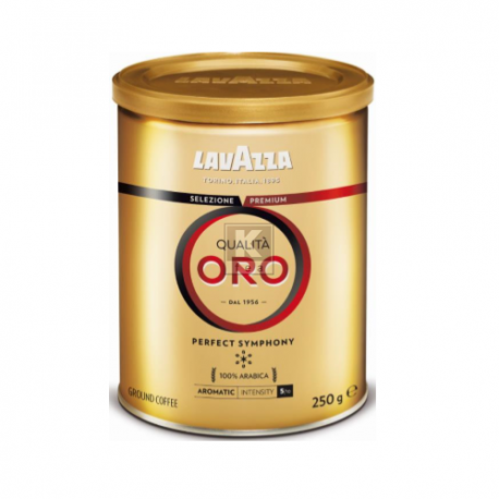 Lavazza Qualita Oro cutie metalica 250gr cafea macinata