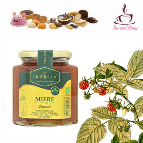Miere BIO Zmeura 480 grame