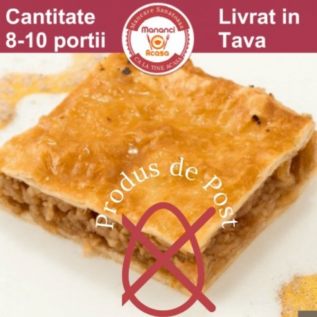 placinta cu mere de post