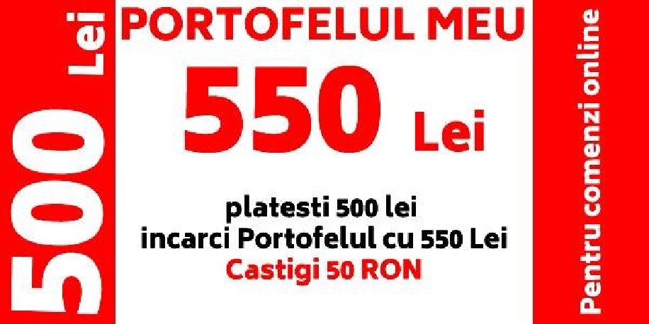 Portofelul meu cu 550 RON
